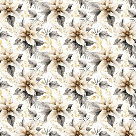 Paperpack - Berries Beauties - Golden Whisper 20 x 20 cm BBPP10026