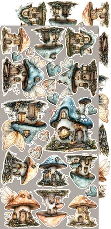 Craft O Clock Extras Set Mix 15x30 cm Sprites of Harmony CC-C78-SH-13