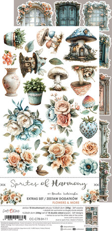 Craft O Clock Extras Set Mix 15x30 cm Sprites of Harmony CC-C78-SH-13