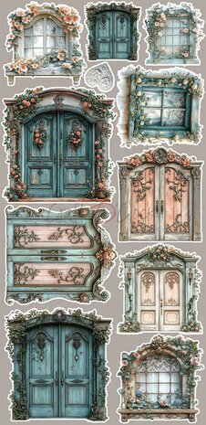 Craft O Clock Extras Set Mix 15x30 cm Sprites of Harmony CC-C78-SH-13