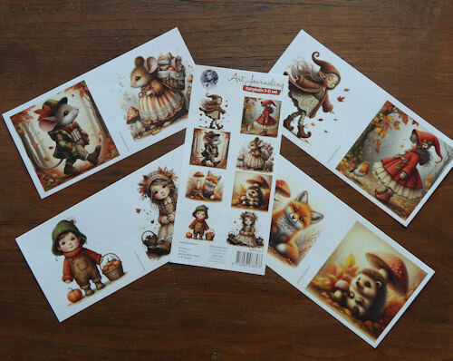 Fairybells 3-D setje Herfst 99079/011