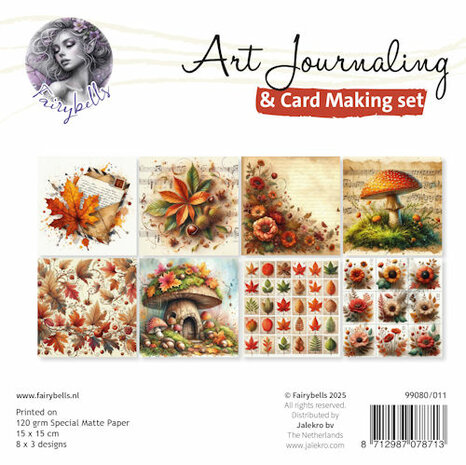 Art Journaling &amp; Card Making Backgrounds Set Herfst 99080/011