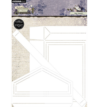 Studio Light Stencil Nature&#039;s Dream 2 nr.05 HE-ND-STEN05