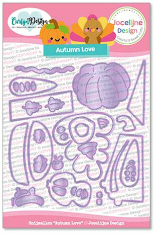 CarlijnDesign snijmallen Autumn Love CDJD-0062&nbsp;Jocelijne Design