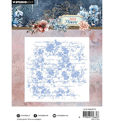 Studio Light Clear Stamp Icy flowers Frozen Flowers nr.770 SL-FF-STAMP770