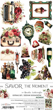 Craft O Clock Extras Set Moment 15x30 cm Savor the Moment CC-C70-STM-12