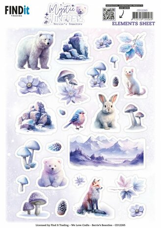 Small Elements - Berries Beauties - Mystic Winter CD12265