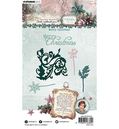 Studio Light JMA Cutting Die Merry Christmas Christmas Blush nr. 1060 JMA-CB-CD1060