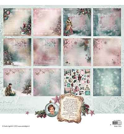 Studio Light JMA Designer Paper Pad Double-sided scrapbooking Christmas Blush nr. 394 JMA-CB-DPP394