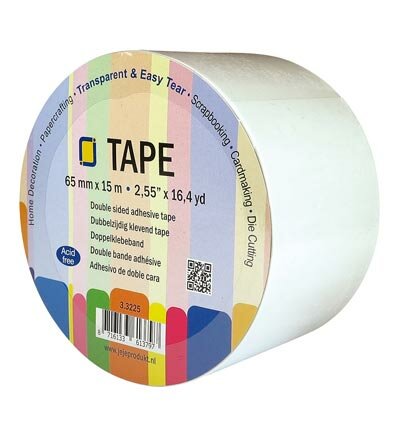 JeJe Dubblesided adhesive tape 65mm x 15mtr&nbsp;3.3225