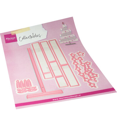 Marianne Design Collectable, Wooden Christmas tree COL1577