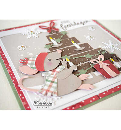 Marianne Design Collectable, Wooden Christmas tree COL1577