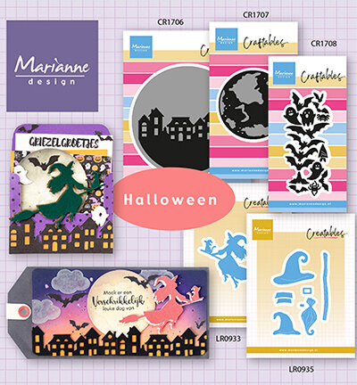 Marianne Design Craftable, Silhouette - village CR1706