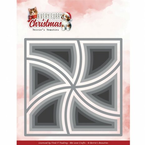 Dies - Berries Beauties - A Very Furry Christmas - Very Furry Frame BBD10065
