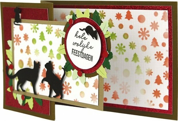 Paperpack - Berries Beauties - A Very Furry Christmas 20 x 20 cm BBPP10028