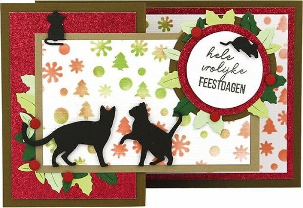 Paperpack - Berries Beauties - A Very Furry Christmas 20 x 20 cm BBPP10028