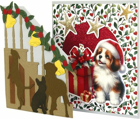 Paperpack - Berries Beauties - A Very Furry Christmas 20 x 20 cm BBPP10028