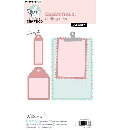 Studio Light Cutting Die Postcard Essentials nr. 1049 CCL-ES-CD1049