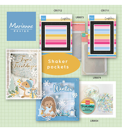 Marianne Design Craftable, Shaker frame square CR1712