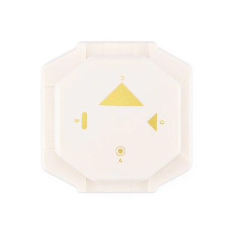 Vaessen Creative &bull; 4-in-1 Hoekpons Retro Labels