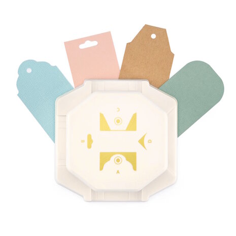 Vaessen Creative &bull; 4-in-1 Hoekpons Klassieke Labels 2137-134