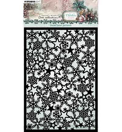 Studio Light Snowflake pattern Christmas Blush nr. 375 JMA-CB-MASK375