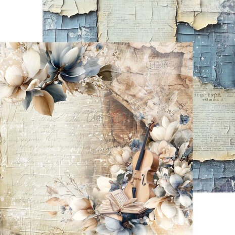 Craft O Clock Paper Pack 20x20 cm Melody of my Soul CC-F42-MMS-07