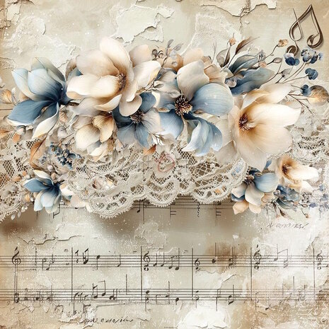 Craft O Clock Paper Pack 20x20 cm Melody of my Soul CC-F42-MMS-07