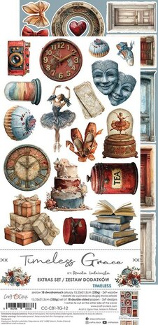 Craft O Clock Extras Set timeless 15x30 cm Timeless Grace CC-C81-TG-12