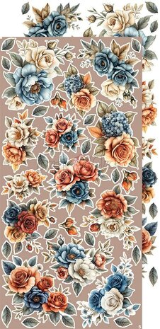 Craft O Clock Extras Set flowers 15x30 cm Timeless Grace CC-C81-TG-11