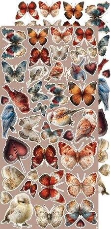 Craft O Clock Extras Set flowers 15x30 cm Timeless Grace CC-C81-TG-11