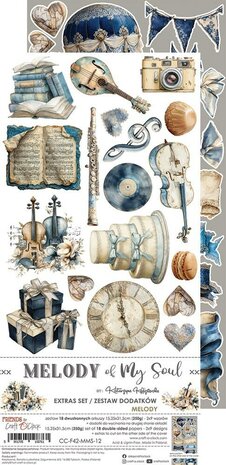 Craft O Clock Extras Set melody 15x30 cm Melody of my Soul CC-F42-MMS-12