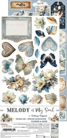 Craft O Clock Extras Set flowers 15x30 cm Melody of my Soul CC-F42-MMS-11