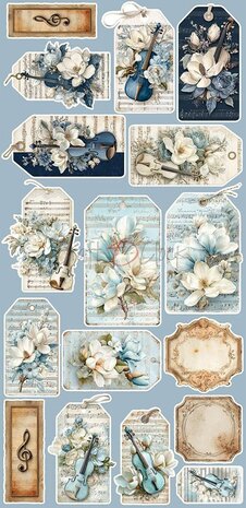 Craft O Clock Extras Set flowers 15x30 cm Melody of my Soul CC-F42-MMS-11