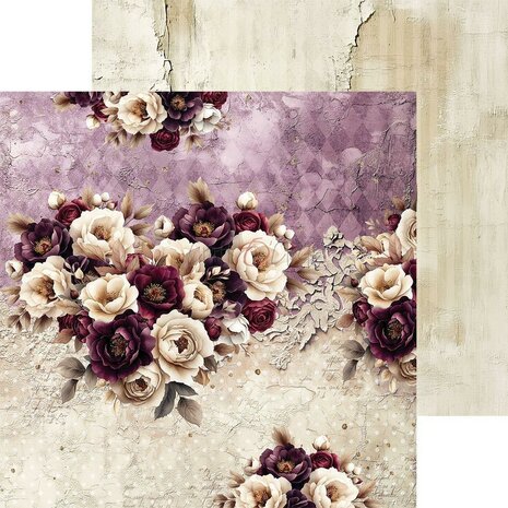 Craft O Clock Paper Pack 15x15 cm Plum &amp; Caramel CC-C80-PC-10