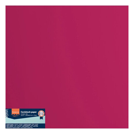 Florence &bull; Cardstock Papier 216g Glad 30,5x30,5cm Blackberry 