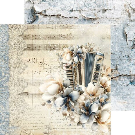 Craft O Clock Set of Papers 15x15 cm Melody of my Soul CC-F42-MMS-10