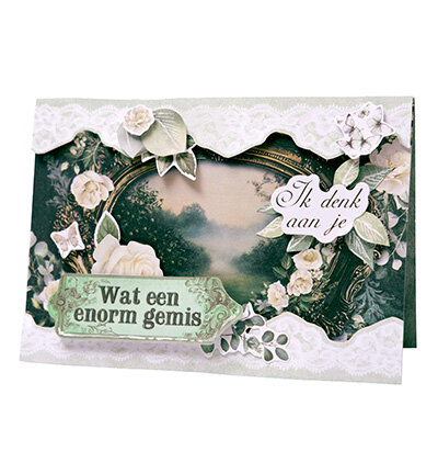 Studio Light Die-Cut Paper Pad Embellishments Quiet Morning nr. 402 SL-QM-DCPP402