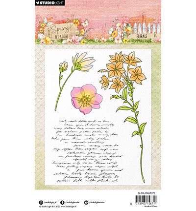Studio Light Clear Stamp Florals Spring Meadow nr.773 SL-SM-STAMP773