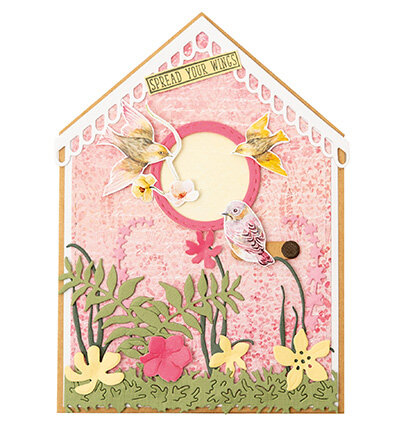Studio Ligh Cutting Die House Card Spring Meadow nr.947 SL-SM-CD947