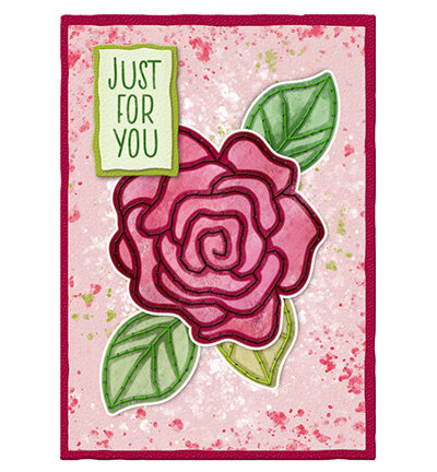 Studio Light Embroidery, Classic Rose Essentials nr.345 A5 SL-ES-MASK345.