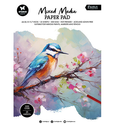 Studio Light Paper Pad Mixed Media Consumables nr.281 A4 SL-CO-PP281