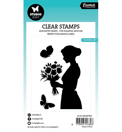 Studio Light Clear Stamp Flower lady Essentials nr.788 SL-ES-STAMP788