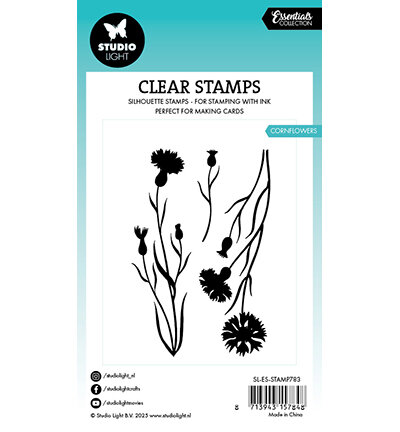 Studio Light Clear Stamp Cornflowers Essentials nr.783 SL-ES-STAMP783