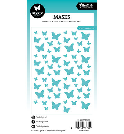 Studio Light Mask Butterflies Background Essentials nr.319 SL-ES-MASK319