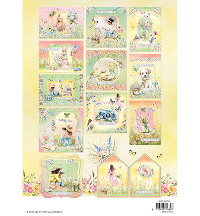 Studio Light Card Making Pad Blooming Spring Essentials nr.16 SL-ES-CMP16