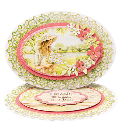 Studio Light Cutting Die Floral Oval Essentials nr.952 SL-ES-CD952