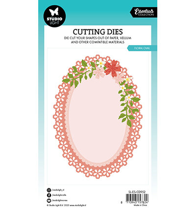 Studio Light Cutting Die Floral Oval Essentials nr.952 SL-ES-CD952