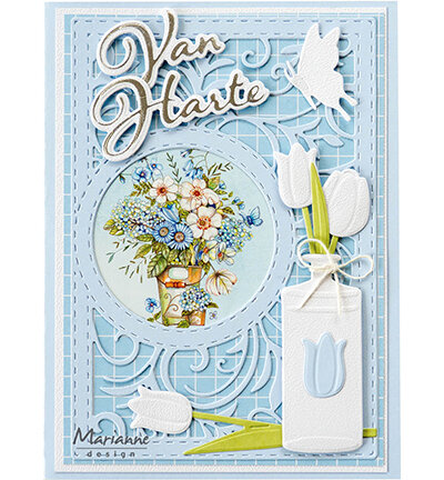 Marianne Design Knipvel A4 Hello Spring mini's VK9619