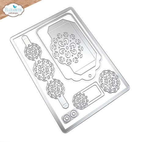 Elizabeth Craft Designs Mr. &amp; Mrs. Dies Doily Galore (2242)